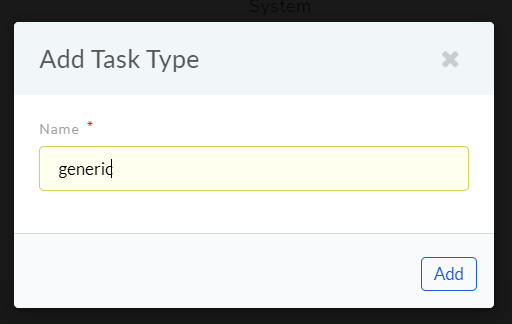 customized task type
