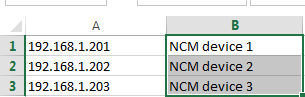 NCM Discovery - CSV Format