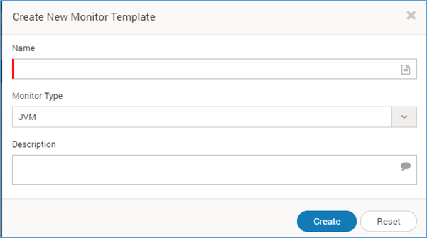 Create monitor template