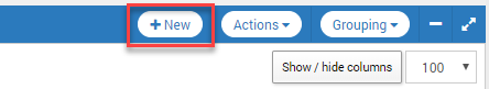 new button to create an alert