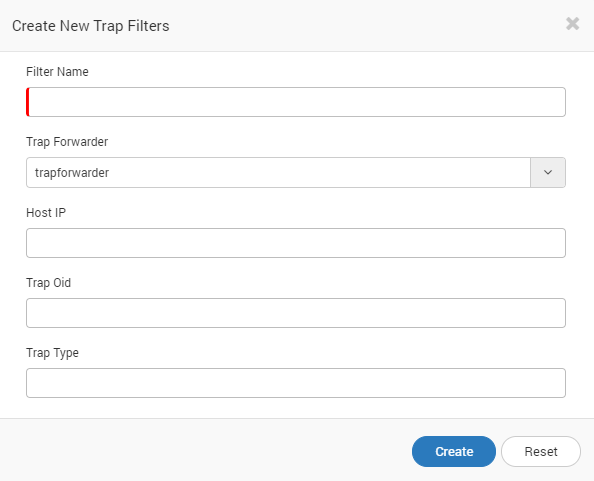 Create Trap Filter