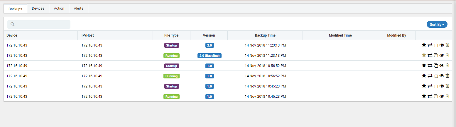 NCM Device Backups