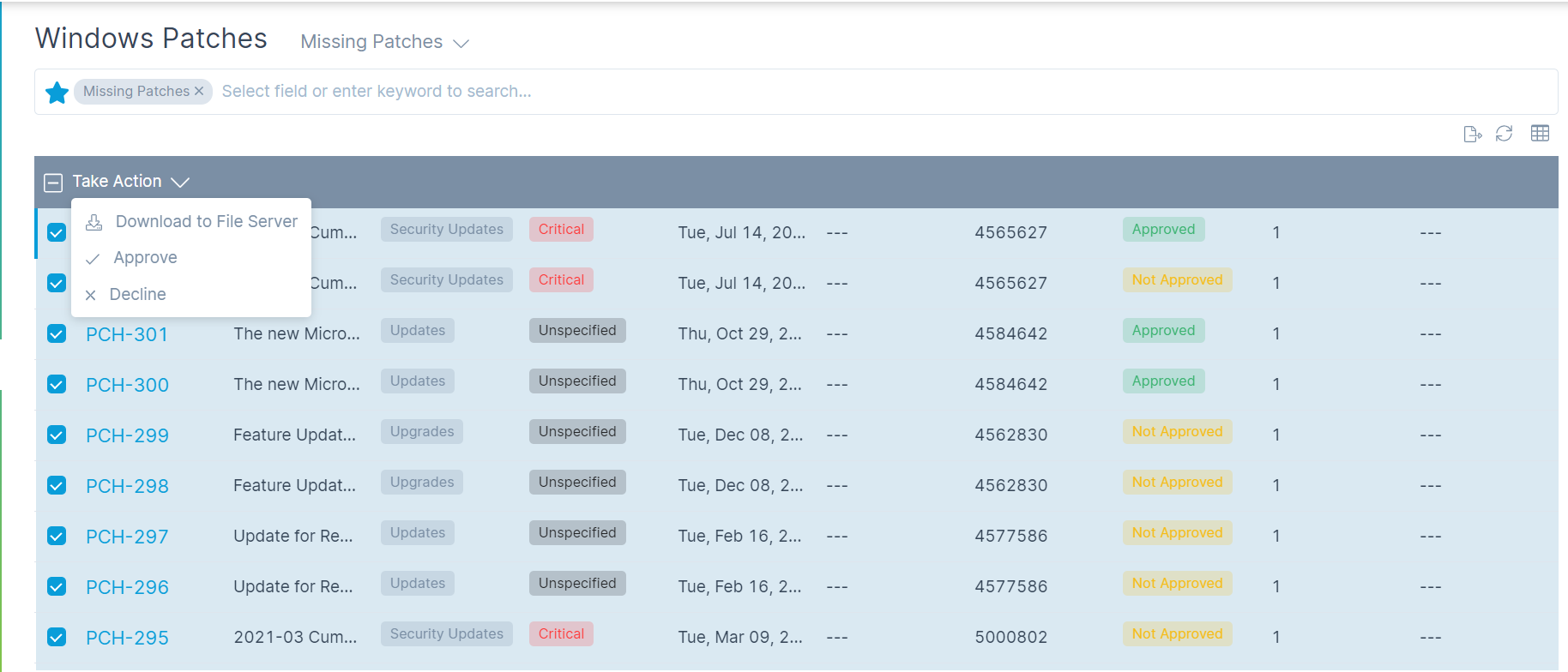 Select multiple records