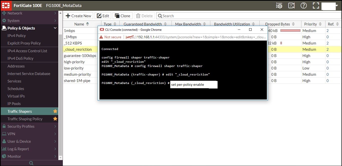 Traffic memory is low on fortigate - Firewalls