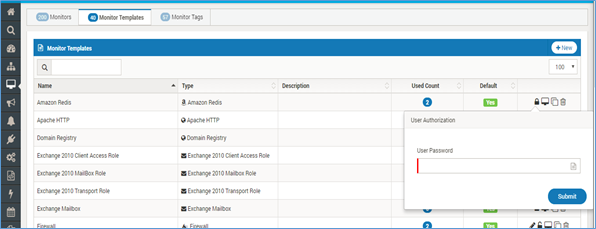 lock monitor template