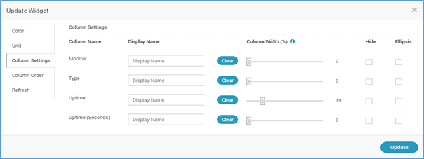 Custom Settings