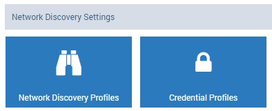 Credential Profiles Menu