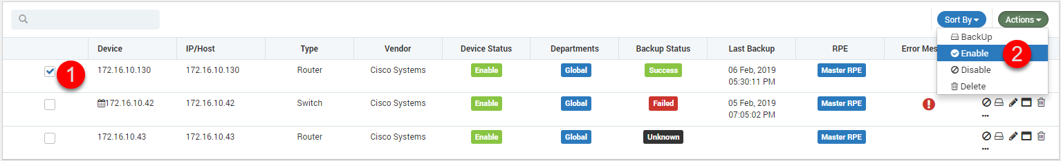 Enable NCM Device