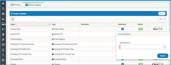 lock monitor template