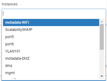 Select an instance value