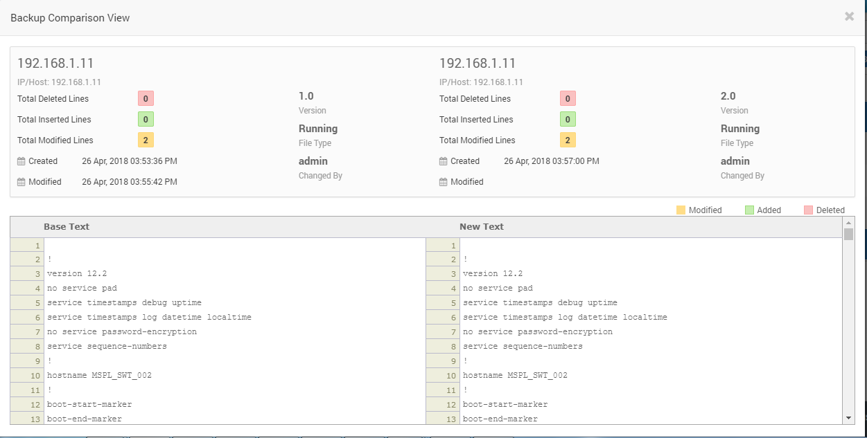 Compare Backup Files