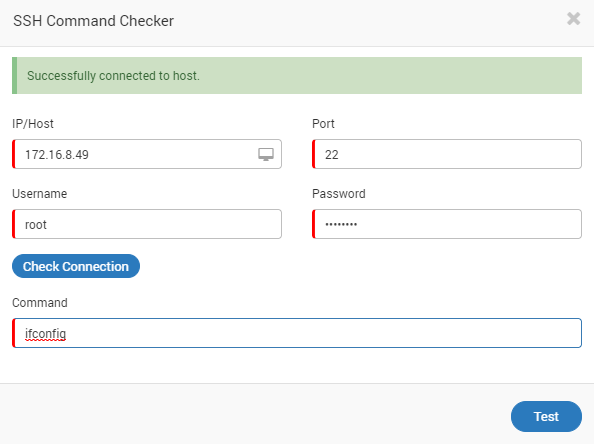 SSH Command Check