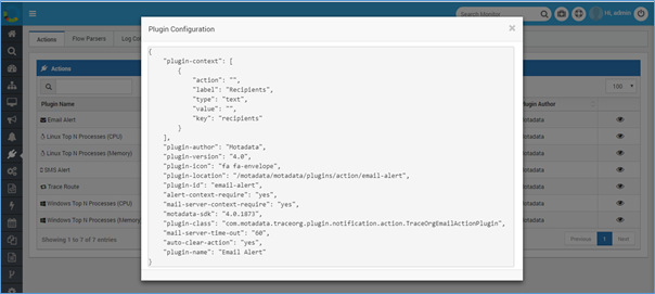 plugin configuration