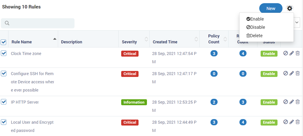 Listing and Managing Rule 3