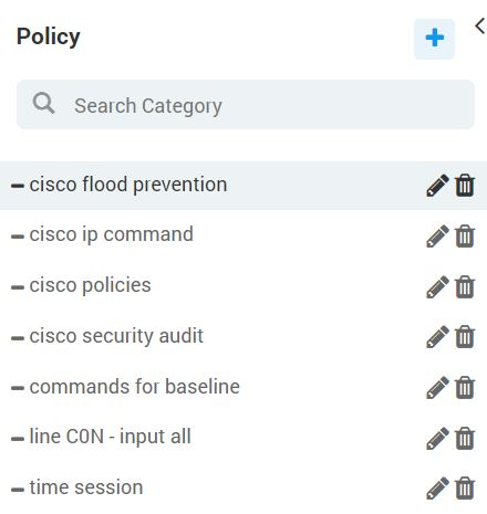 Creating Policy Category