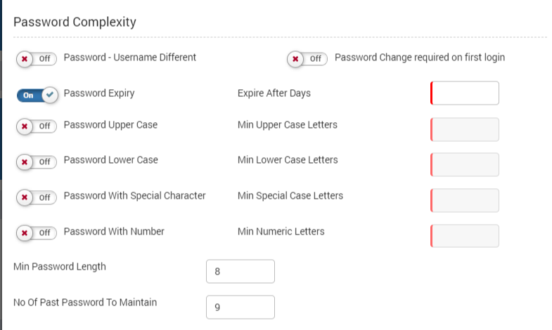 Password Complexity