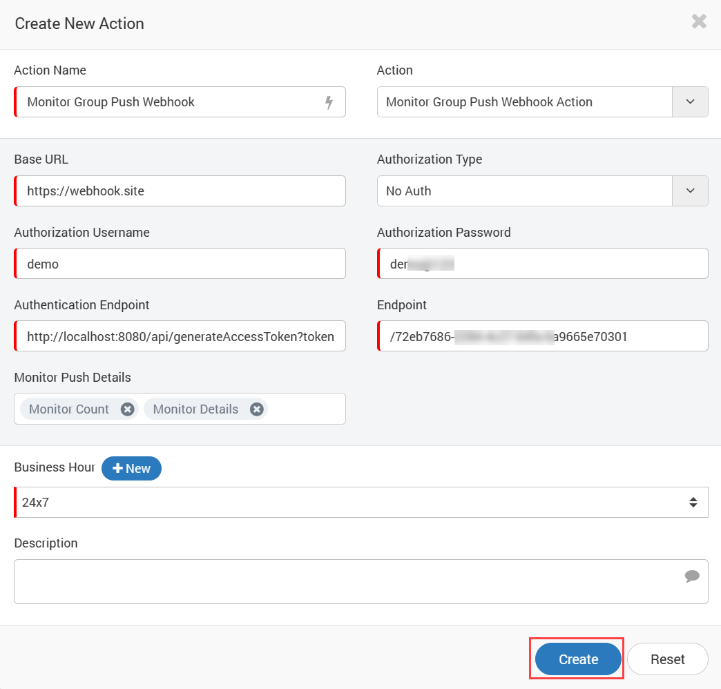 Monitor Group Push Webhook