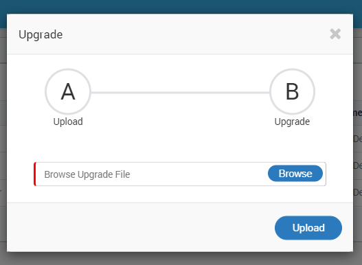 Upgrade process