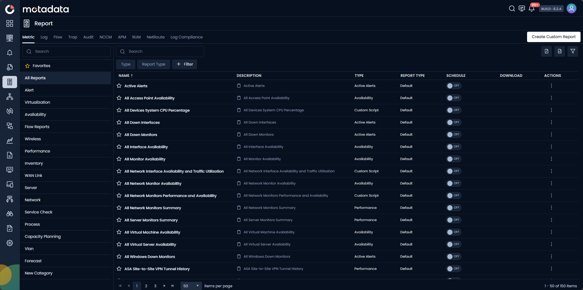 Reports Screen