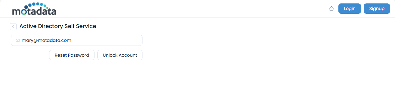 Active Directory Self Service