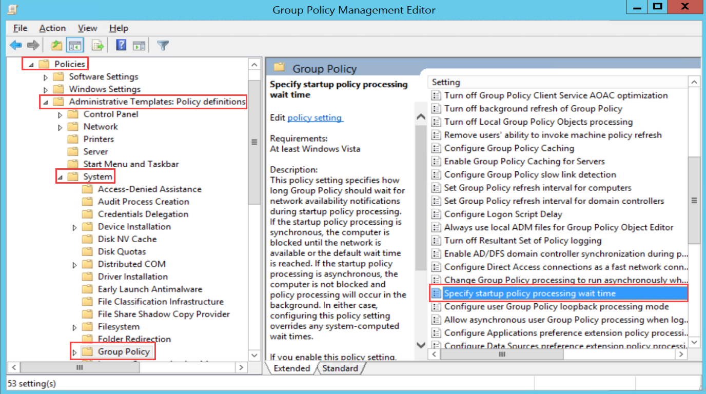Enable the Group Policy Setting