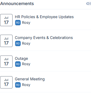 Add Announcement