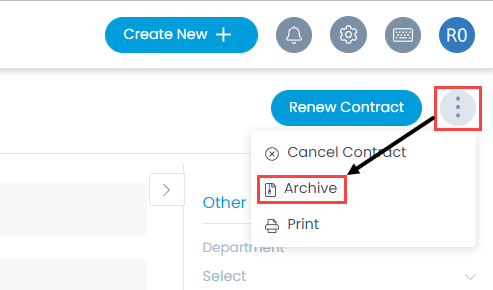 Archive Option