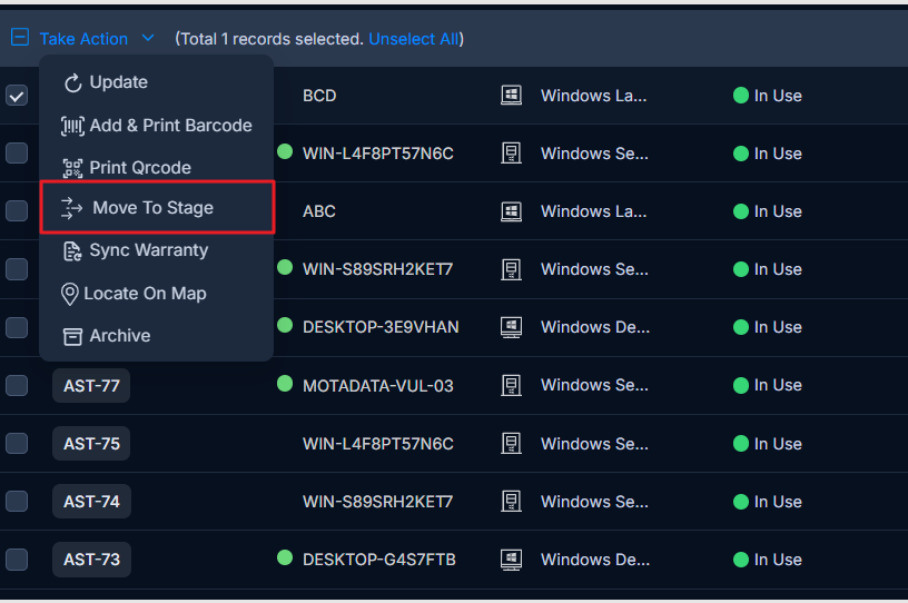 Move To Stage