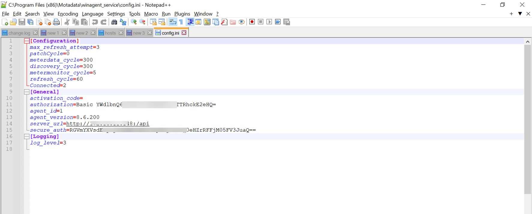 Config File