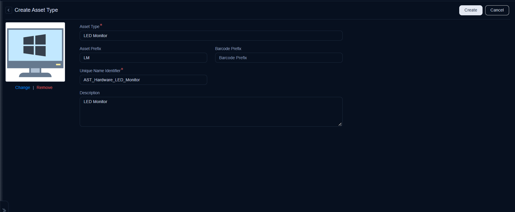 Adding a Sub Asset Type