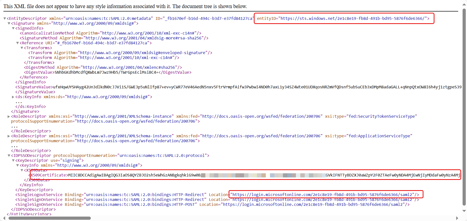 Azure AD - IDP Details