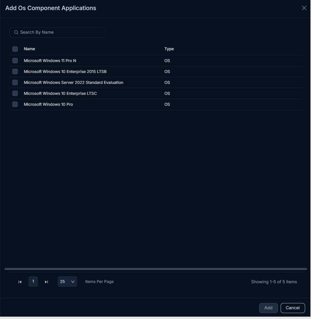 Adding OS Applications