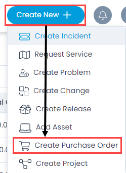 Create a Purchase Order option