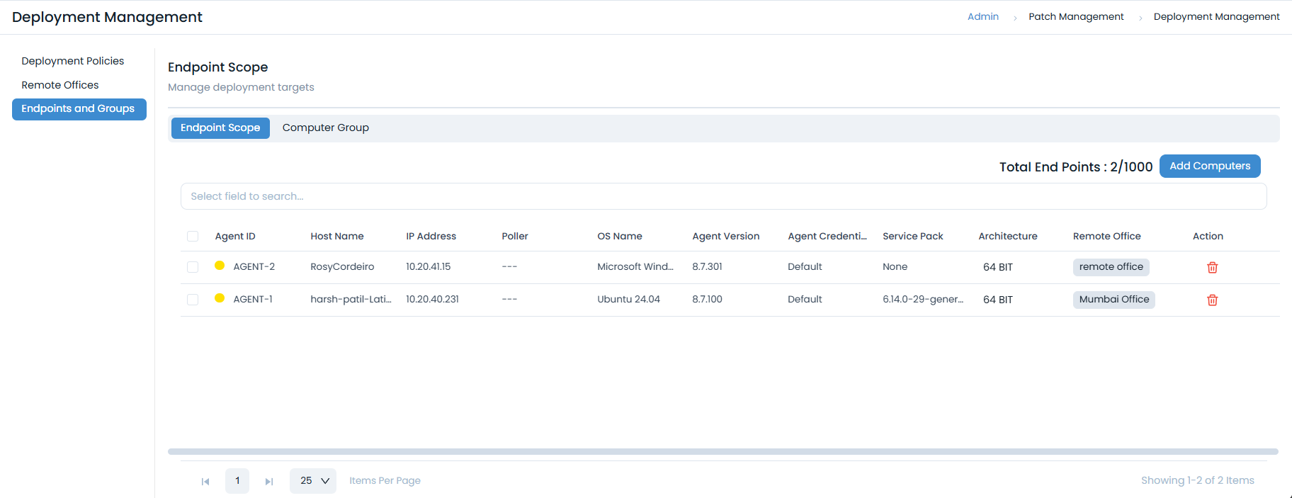 Endpoint Scope and Computer Groups Overview