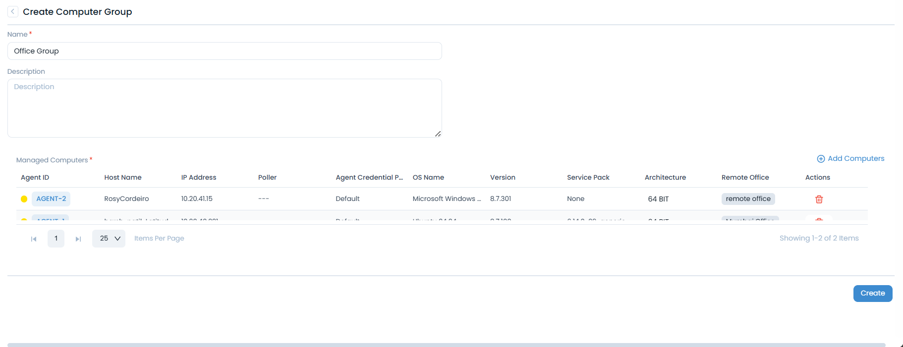 Computers Added to Group