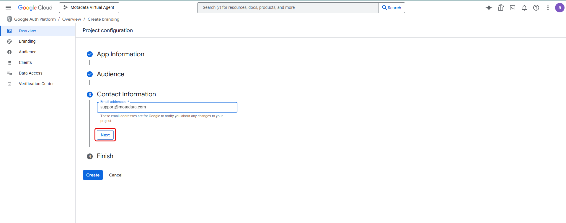OAuth App Information