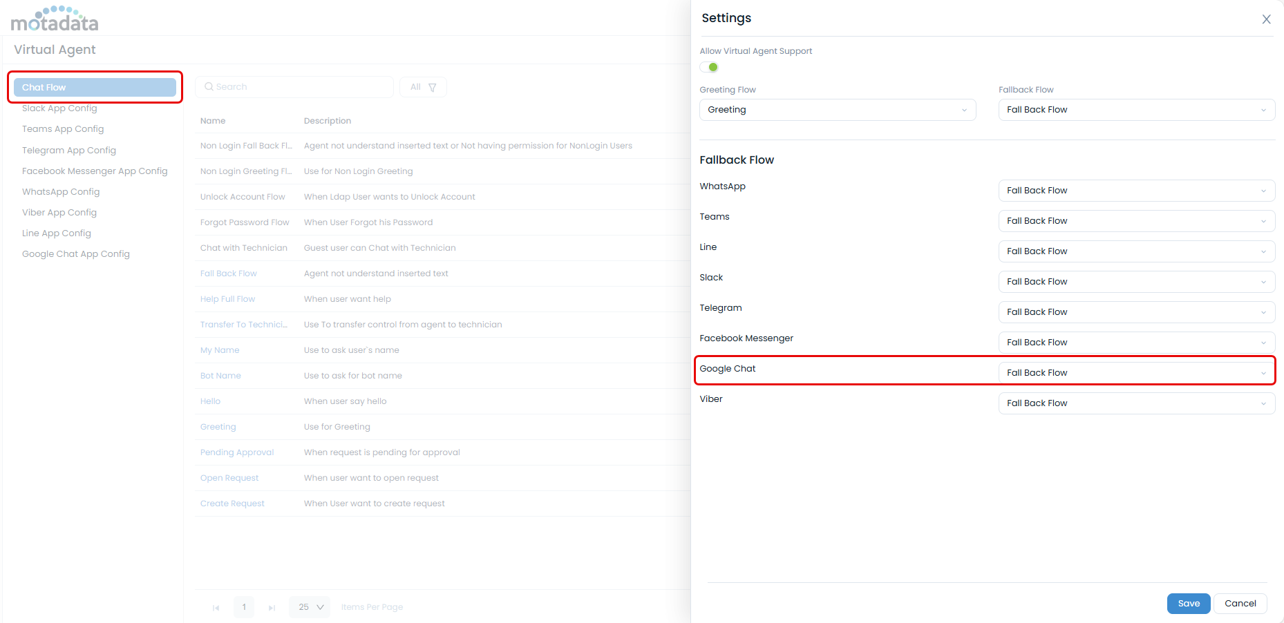 Enable Google Chat Notifications