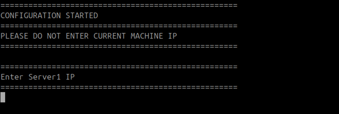 Terminal showing MotadataHAFileSync starting on the DC Master