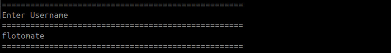 Terminal showing the SSH username entered during file sync configuration on the DC Master