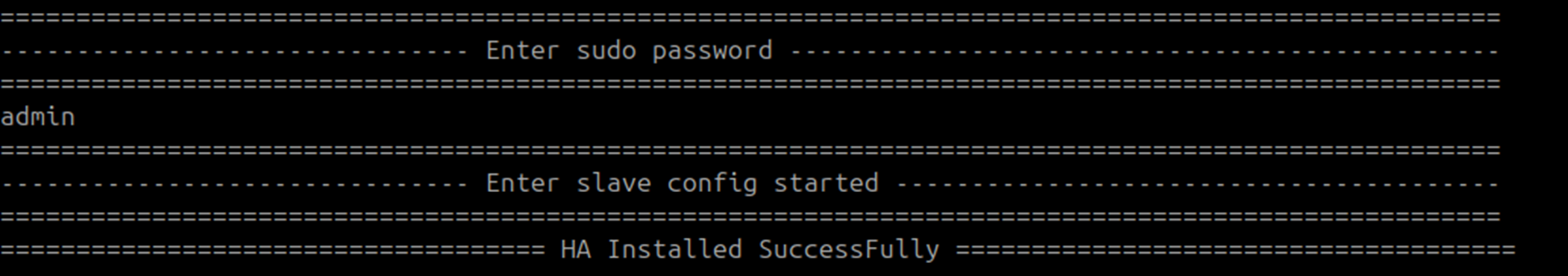 Terminal showing the second key pair generation completing during HA Observer setup on the DC Observer