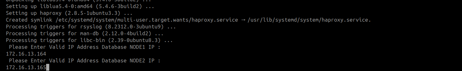 Terminal showing ETCD and HAProxy setup complete confirmation on the DR Observer
