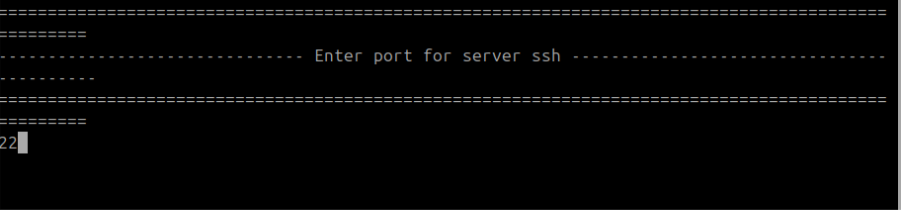 Terminal showing SSH username and port 22 entered during DCDR setup on the DR Master
