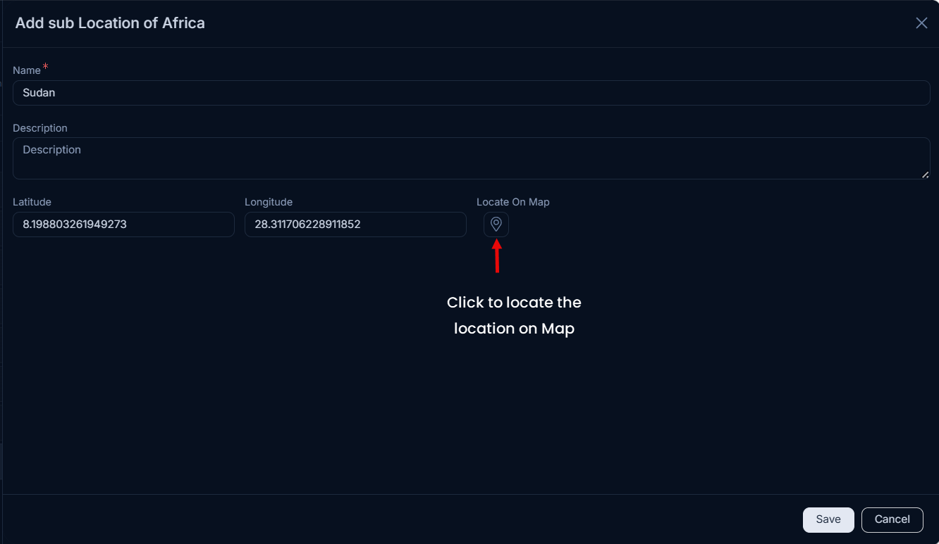 Add Sub Location
