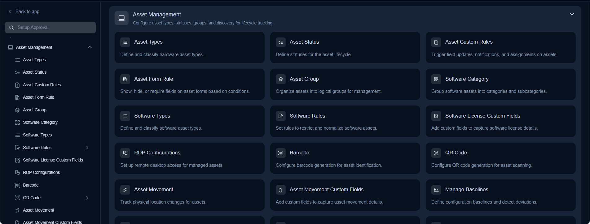 Asset Management Options