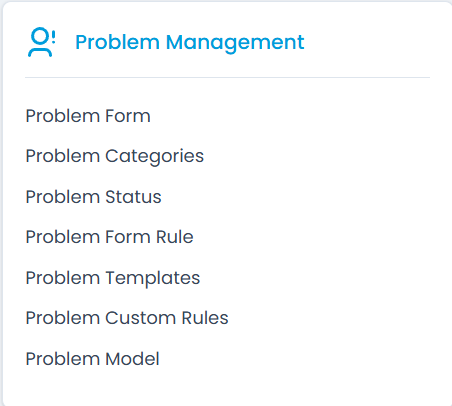 Problem Management Options