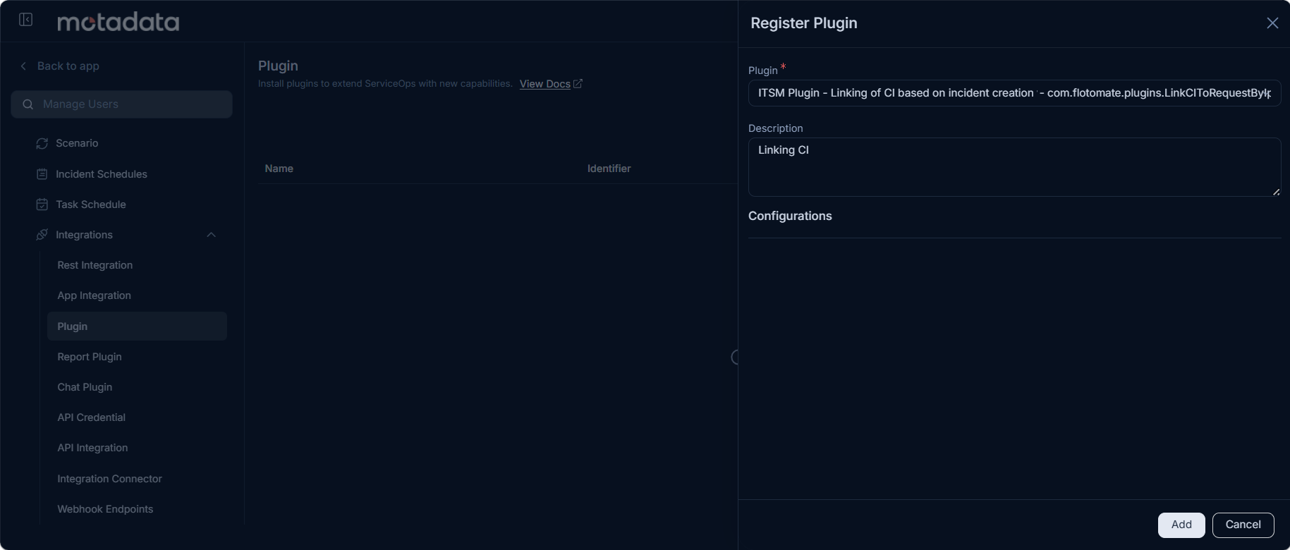 Register Plugin