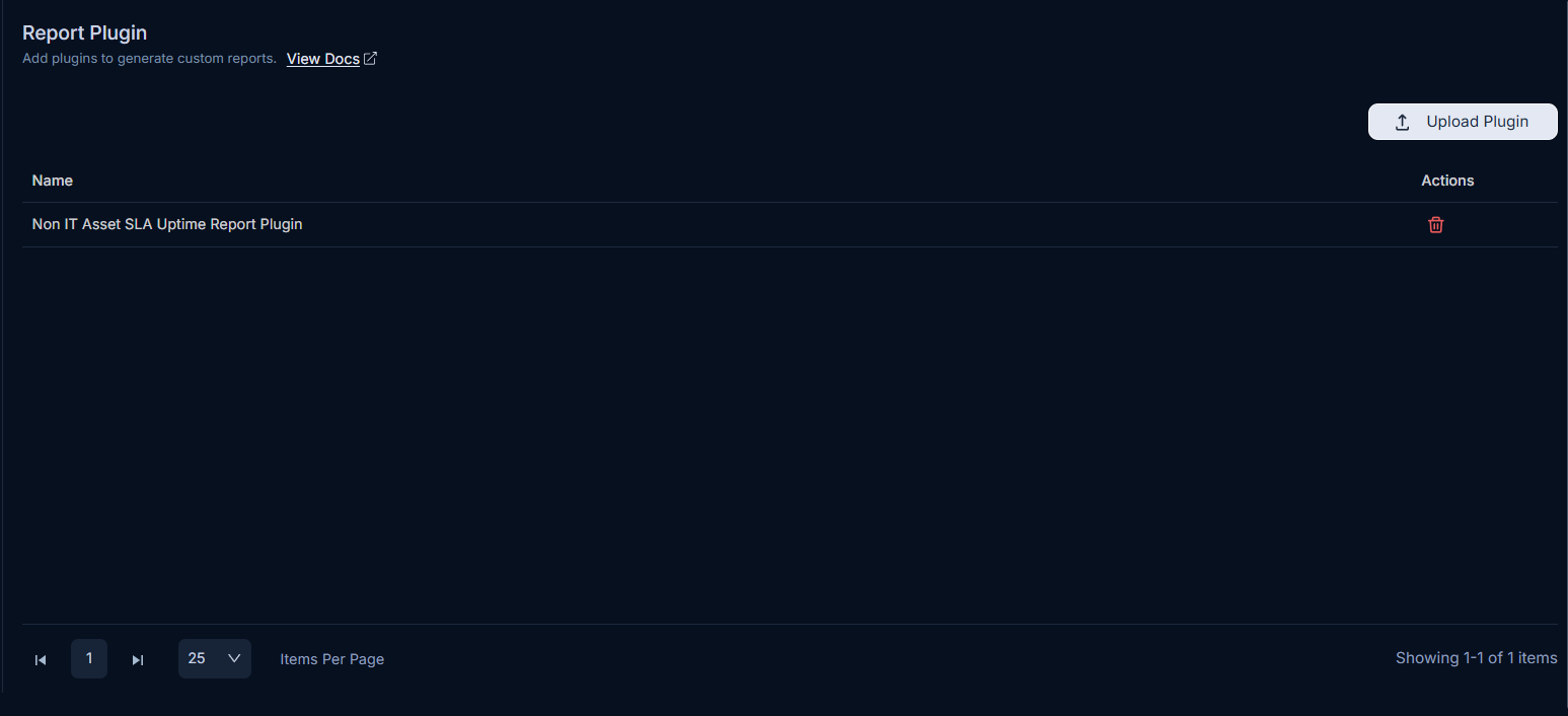 Report Plugin