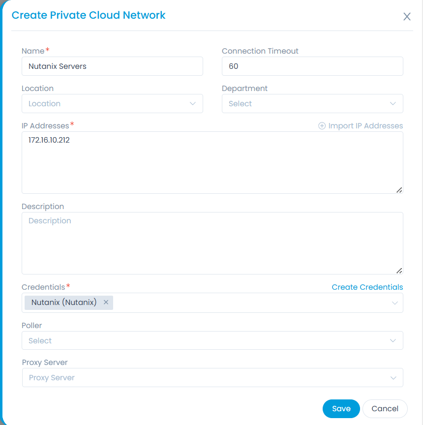 Create Cloud Network