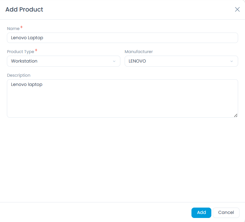 Add Product