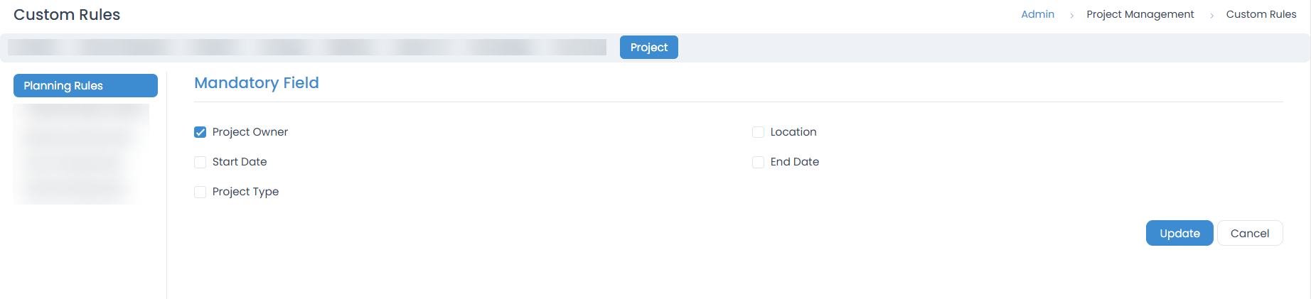 Rules to Plan a Project